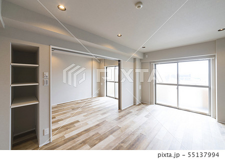 マンション　リフォーム　イメージ　リビング 55137994