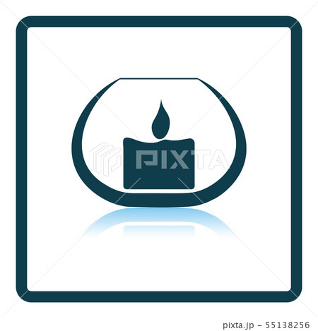 Candle In Glass Icon 55138256