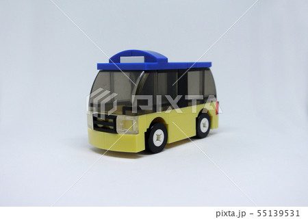 small toy bus made from plastic brick small toy bus made from plastic brick 55139531