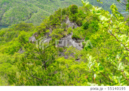 裏六甲の低山「東大岩岳」山頂から馬の背を見る(兵庫県三田市山田)※作品コメント欄に撮影位置 裏六甲の低山「東大岩岳」山頂から馬の背を見る(兵庫県三田市山田)※作品コメント欄に撮影位置 55140195