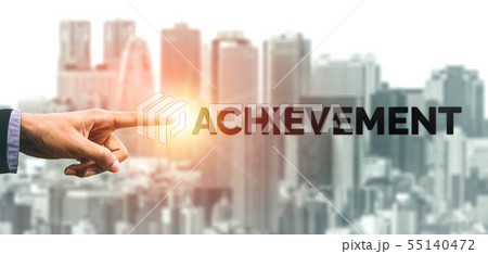 Achievement and Business Goal Success Concept.. 55140472