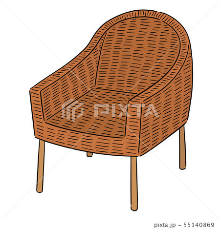 vector set of wicker chair vector set of wicker chair 55140869