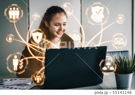 Cyber Security and Digital Data Protection Concept Cyber Security and Digital Data Protection Concept 55141148