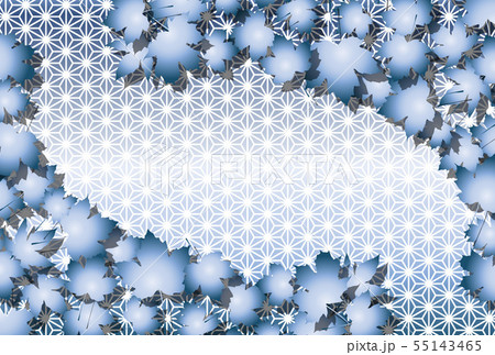 和風背景,日本の伝統模様,麻葉紋様,楓の葉,紅葉,秋の落葉のイメージ,かえで,無料素材,フリーサイズ 和風背景,日本の伝統模様,麻葉紋様,楓の葉,紅葉,秋の落葉のイメージ,かえで,無料素材,フリーサイズ 55143465