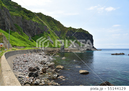 北海道島牧村で茂津多海岸の夏の風景を撮影 北海道島牧村で茂津多海岸の夏の風景を撮影 55144129
