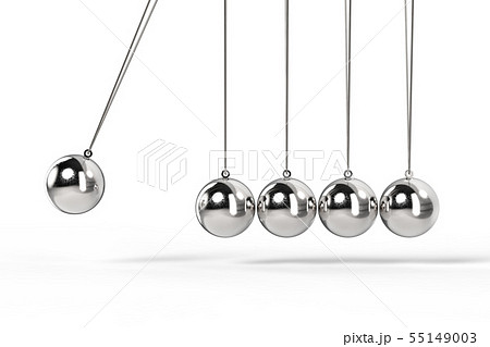 shiny newton cradle 55149003