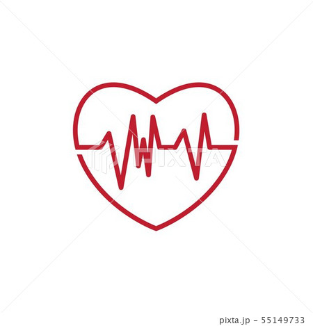 Art design health medical heartbeat pulse 55149733