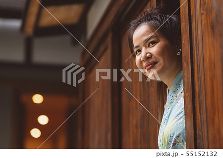Lifestyle series: Asian woman in ryokan Lifestyle series: Asian woman in ryokan 55152132
