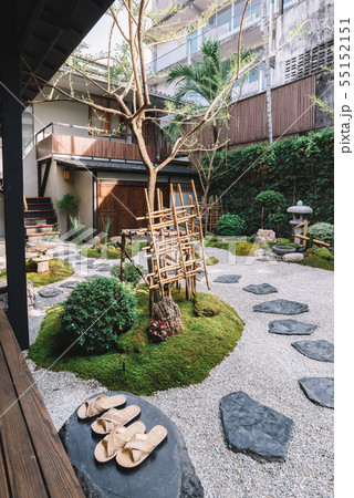 Ryokan series: Garden in ryokan Ryokan series: Garden in ryokan 55152151
