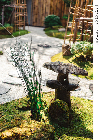 Ryokan series: Garden in ryokan 55152154