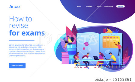 Revision week concept landing page 55155861