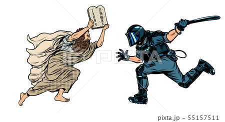 Discrimination Christians And Religion Riot のイラスト素材