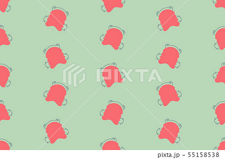 dental vector seamless pattern - teeth retainer dental vector seamless pattern - teeth retainer 55158538