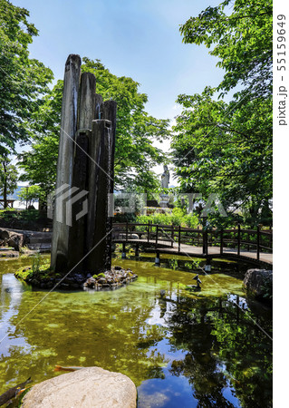 【山梨県】春のハーブ庭園旅日記・勝沼庭園　六方石の滝 55159649