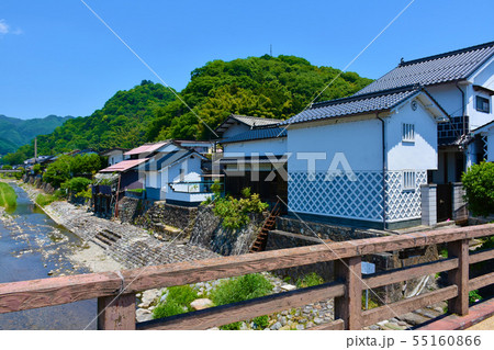 勝山町　旭川　岡山県真庭市 55160866