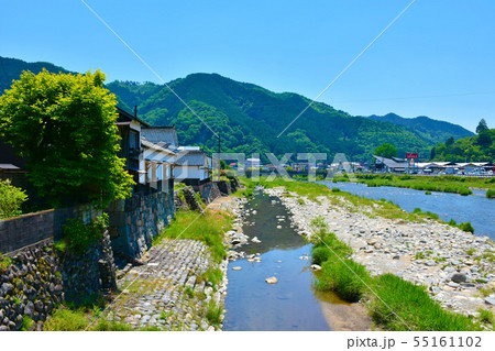 勝山町 旭川 岡山県真庭市 勝山町 旭川 岡山県真庭市 55161102