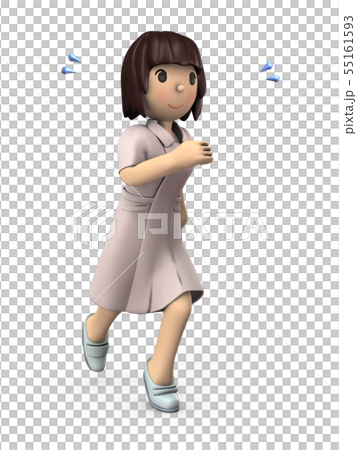年輕女護士小跑 年輕女護士小跑 55161593