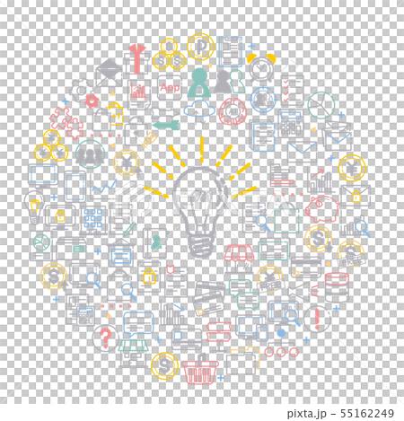 ビジネス　アイコン　セット 55162249