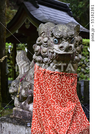 貴船神社 奥宮 拝殿 狛犬 貴船神社 奥宮 拝殿 狛犬 55162361