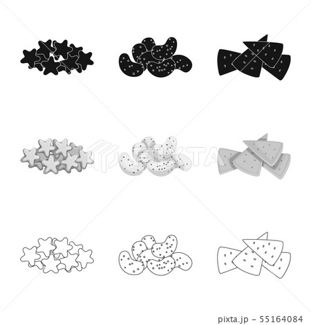 Isolated object of Oktoberfest and bar sign. Set of Oktoberfest and cooking stock symbol for web. 55164084