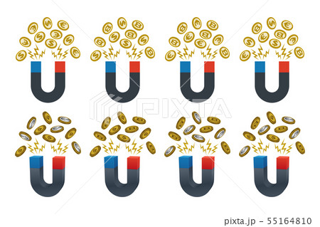 Magnets with currencies 55164810