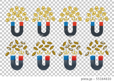 Magnets with currencies 55164810