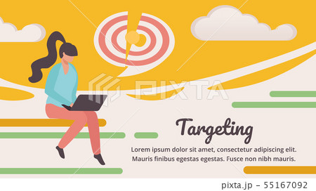 Woman Work on Laptop, Target Separated on Puzzle 55167092