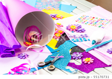 Making paper crafts for candy cone first day of school Making paper crafts for candy cone first day of school 55170731