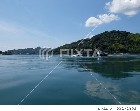 高波に洗われる高知・桂浜　 55171803