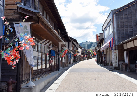 岩村城下町の町並み 55172173