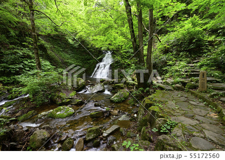 宇津江四十八滝　梵音滝（岐阜県高山市） 55172560