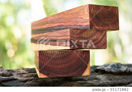 Wood logs of Burmese rosewood Wood logs of Burmese rosewood 55172882