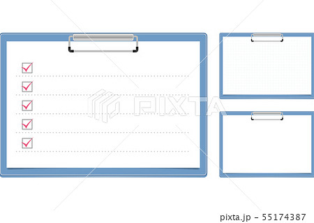 クリップボードのイラスト素材のイラスト素材 55174387 Pixta