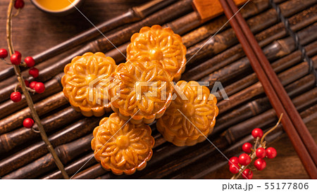 月餅 食べ物 食物 55177806
