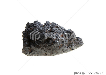 Germination Of Iron ore isolated on white with Germination Of Iron ore isolated on white with 55178223