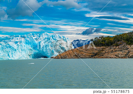 Perito Moreno Glacier on Argentina Lake 55178675