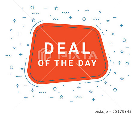 Deal Of The Day Speech Bubble Banner Sign, Design Template. Business Label Promo Offer. Deal Of The Day Speech Bubble Banner Sign, Design Template. Business Label Promo Offer. 55179342