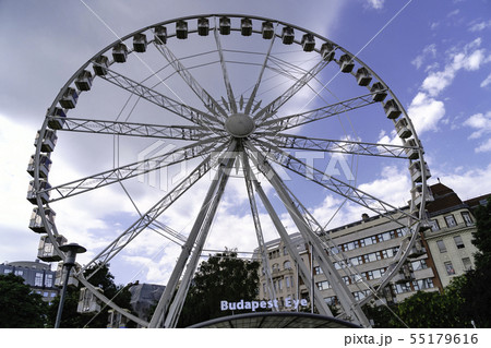 Budapest Eye.  The new Ferris Wheel 55179616