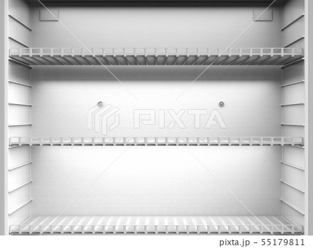 empty shelves in fridge 55179811