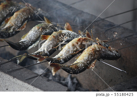 鮎の塩焼き 鮎の塩焼き 55180425