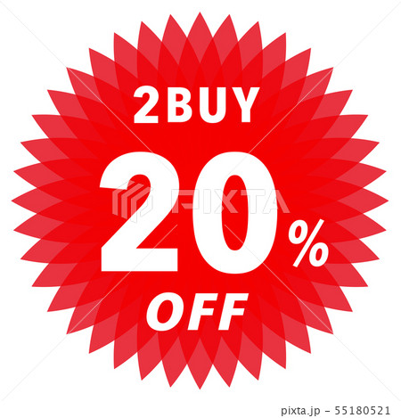 2BUY 20%OFF ラベル 55180521