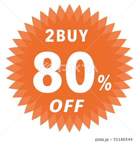 2BUY 80%OFF ラベル 55180544