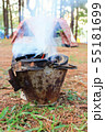 Camping in the forest 55181699