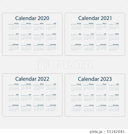 Calendar 2020, 2021,2022 and 2023 Calendar 55182081