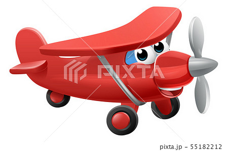 Airplane Cartoon Character - Stock Illustration [55182212] - PIXTA