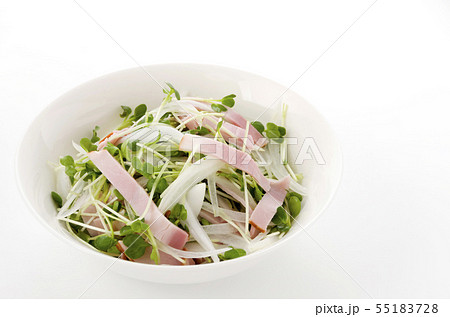 豚ロースハムとかいわれのサラダ 55183728
