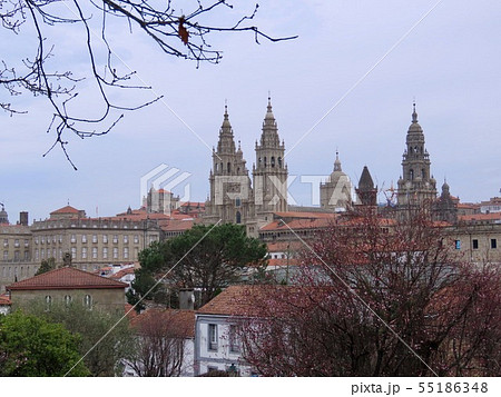 スペイン　サンティアゴ・デ・コンポステーラ　街並 55186348