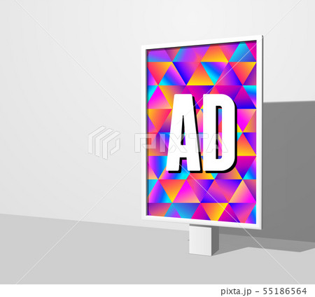 Lightbox or city signboard template for advertising 55186564