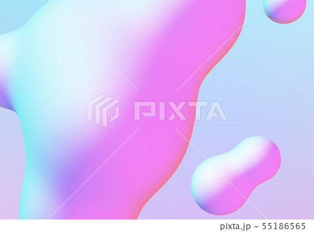 Fluid design liquid blobs with vibrant intense colors abstract background Fluid design liquid blobs with vibrant intense colors abstract background 55186565