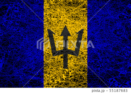 Flag of Barbados. 55187683